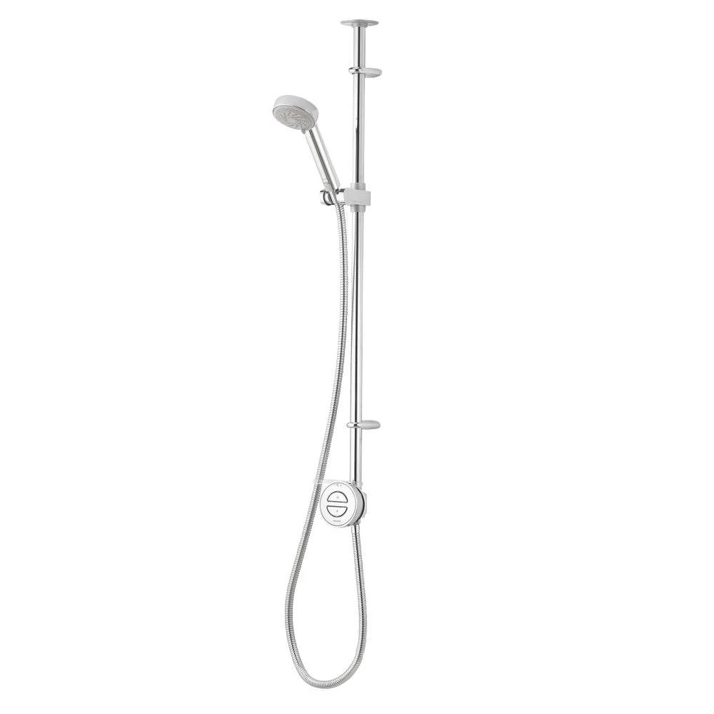 Aqualisa Smart Link HP/Combi Ceiling-Fed Chrome Thermostatic Smart Shower
