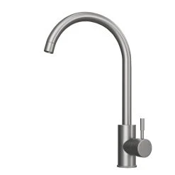 ETAL Holly Single Lever Mono Mixer Kitchen Tap Brushed Steel