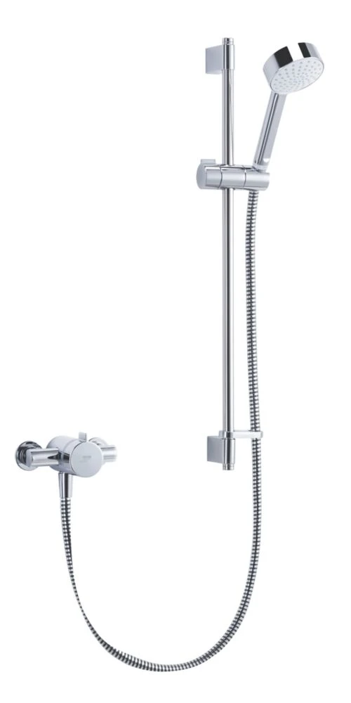 Mira Minilite EV Rear-Fed Exposed Chrome Thermostatic Shower