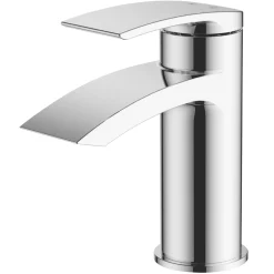 Essentials Wye Basin Mono Mixer Tap With Clicker Waste Chrome