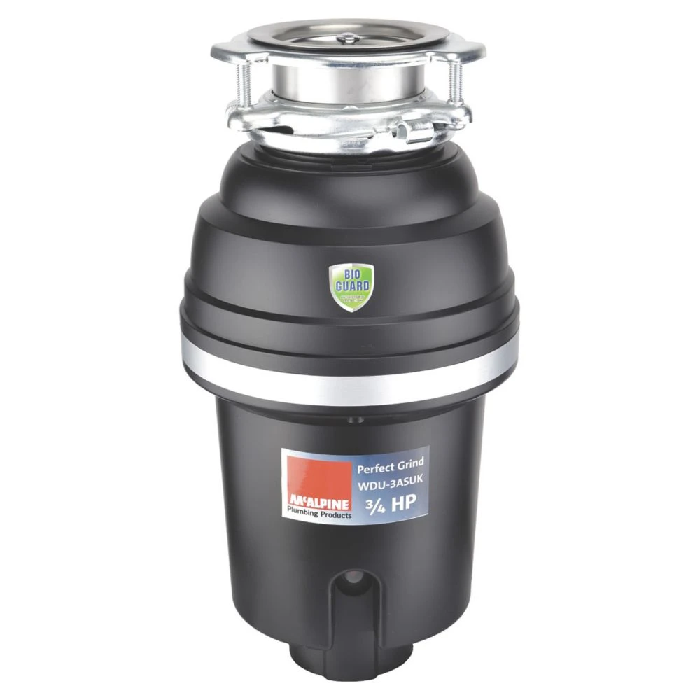 McAlpine WDU-3ASUK Food Waste Disposer With Built-In Air Switch