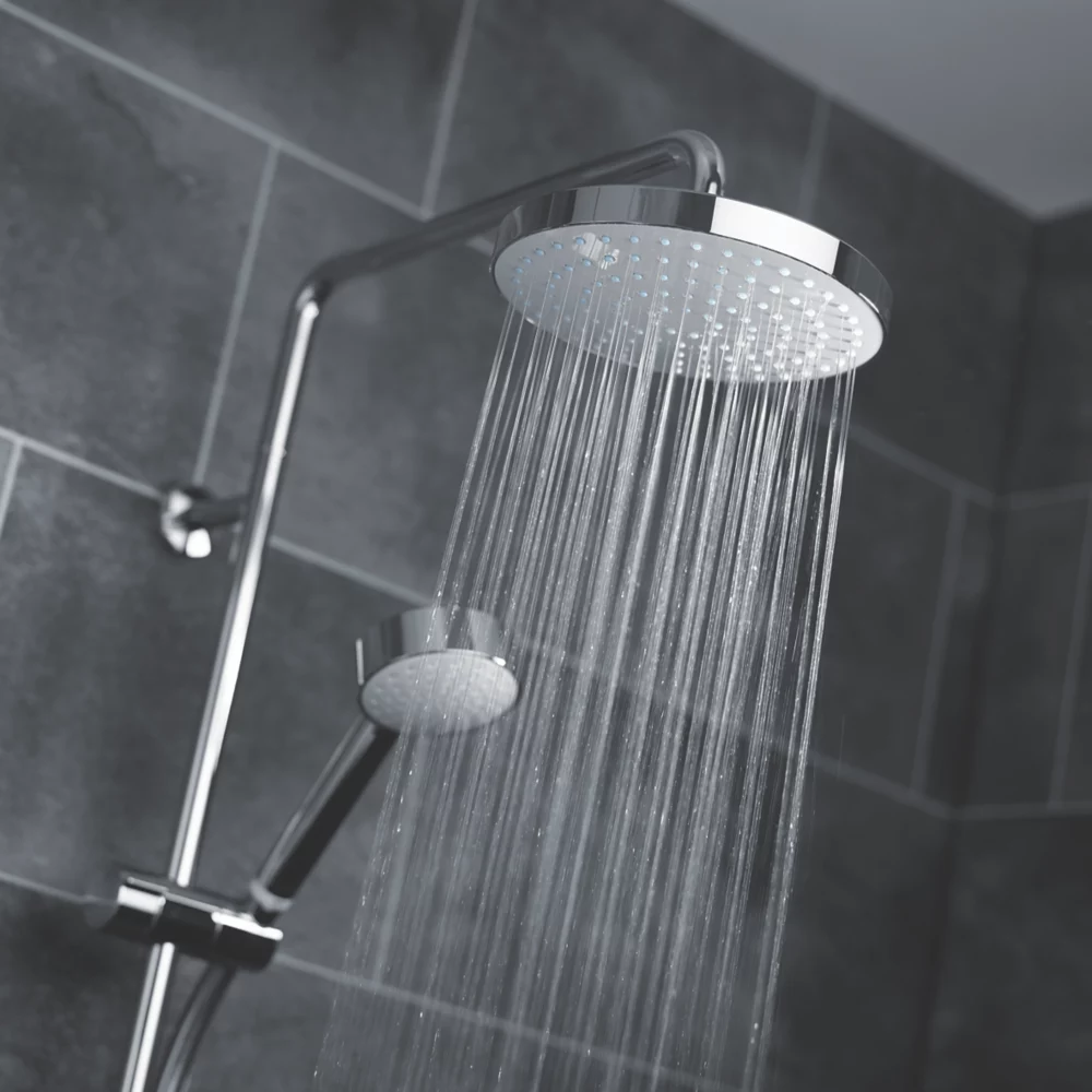 Mira Azora Dual Frosted Green 9.8kW Thermostatic Dual Outlet Electric Shower - Image 5