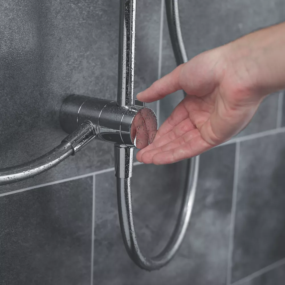 Mira Azora Dual Frosted Green 9.8kW Thermostatic Dual Outlet Electric Shower - Image 6