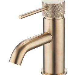 Swirl Hurst Basin Mono Mixer Gold
