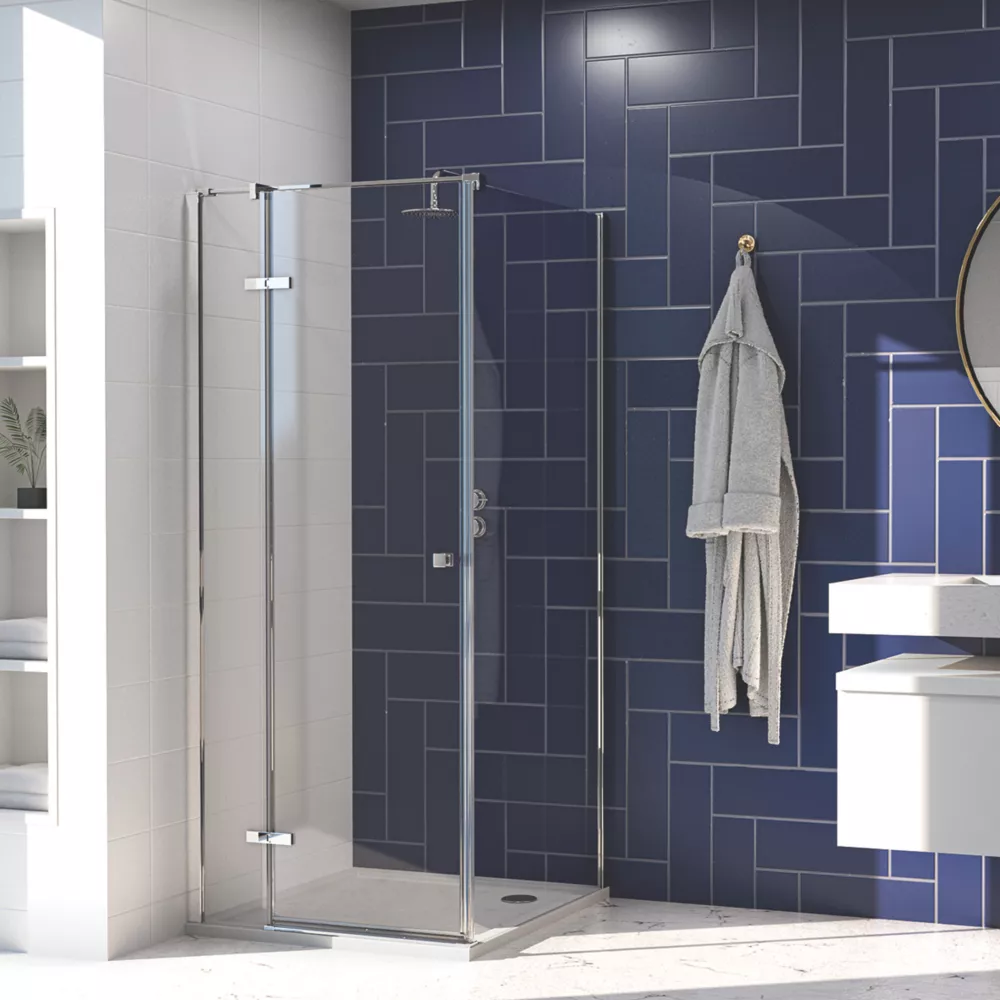 Aqualux Aquarius 8 Frameless Side Panel 900mm - Image 2