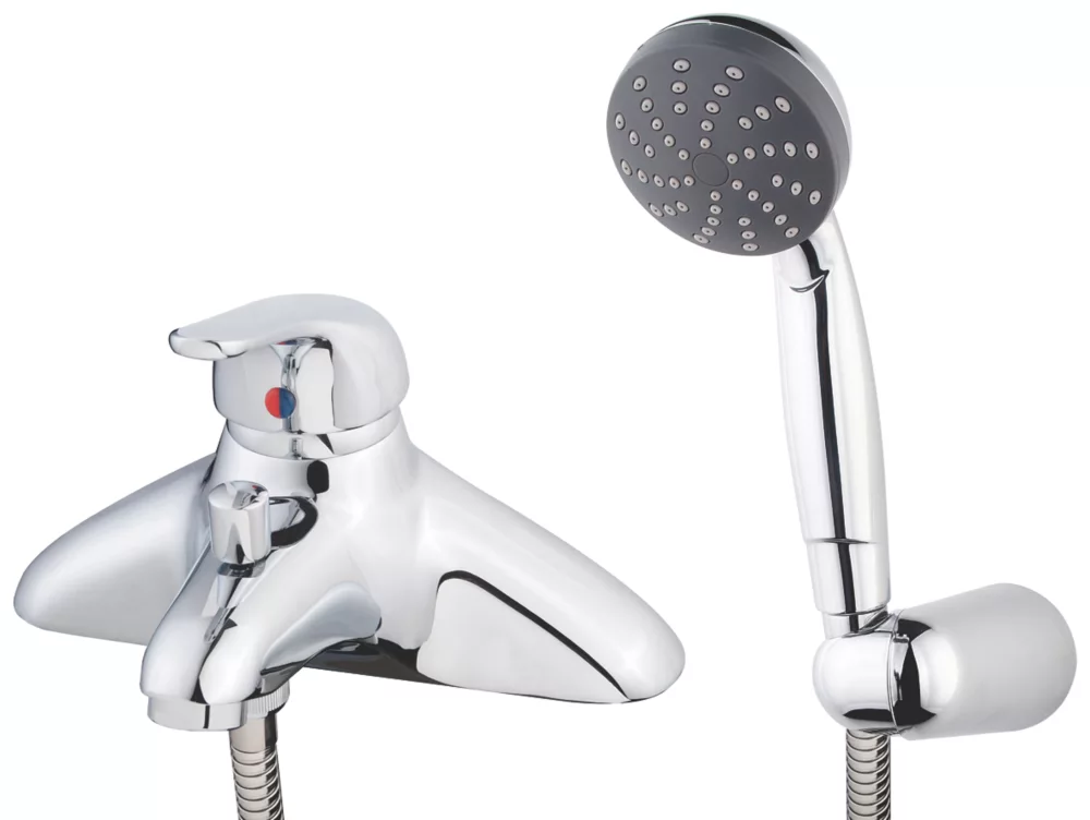 Swirl Deck-Mounted Bath Shower Mixer