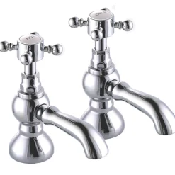 ETAL Eden Bathroom Basin Taps Polished Chrome