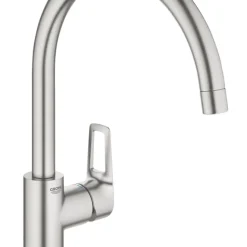Grohe Start Loop Kitchen Mixer Tap Supersteel