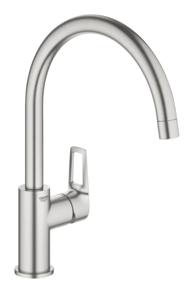 Grohe Start Loop Kitchen Mixer Tap Supersteel