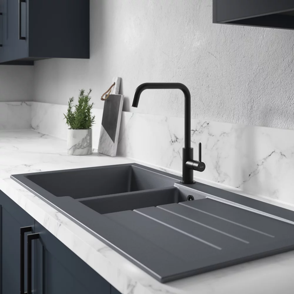 Abode Althia Kitchen Mixer Tap Matt Black - Image 2
