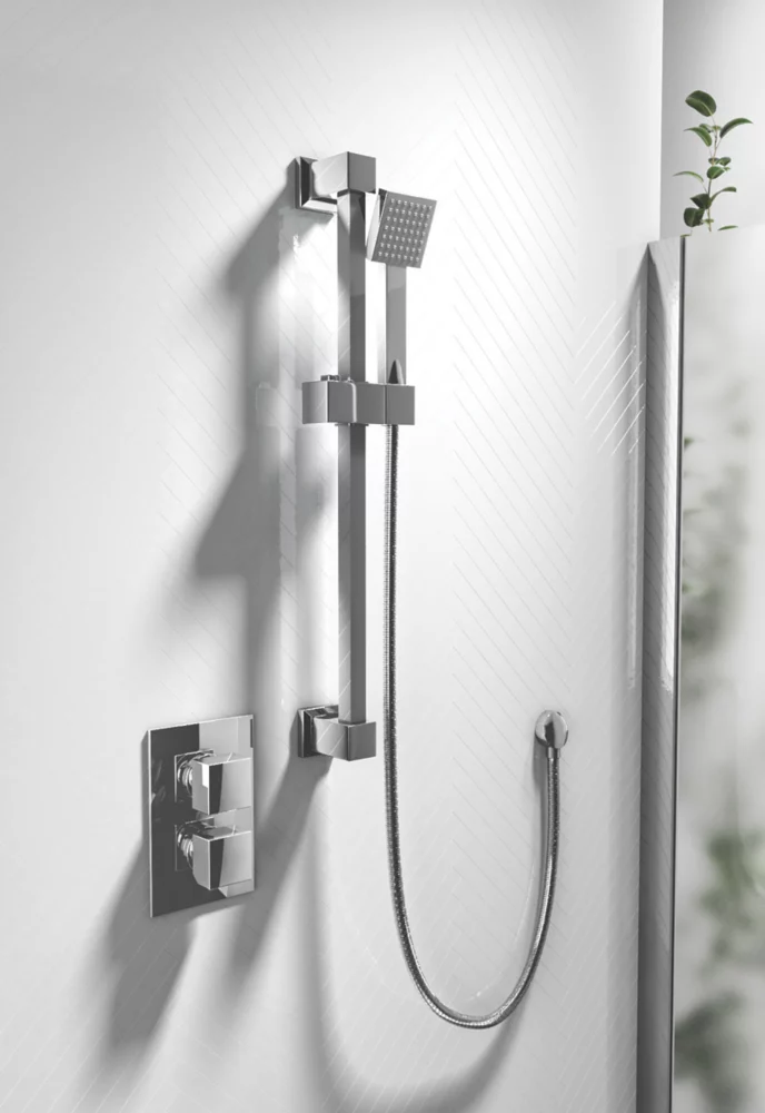 ETAL Spahr Rear-Fed Concealed Polished Chrome Thermostatic Mixer Shower - Image 2