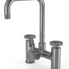 ETAL Industrial Bridge 3-in-1 Hot Water Kitchen Tap Polished Chrome