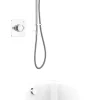 Mira Evoco Rear-Fed Concealed Chrome Thermostatic Built-In Mixer Shower & Bath Fill