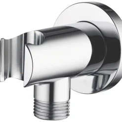 Aqualisa Wall Outlet With Hand Shower Holder Chrome 53mm