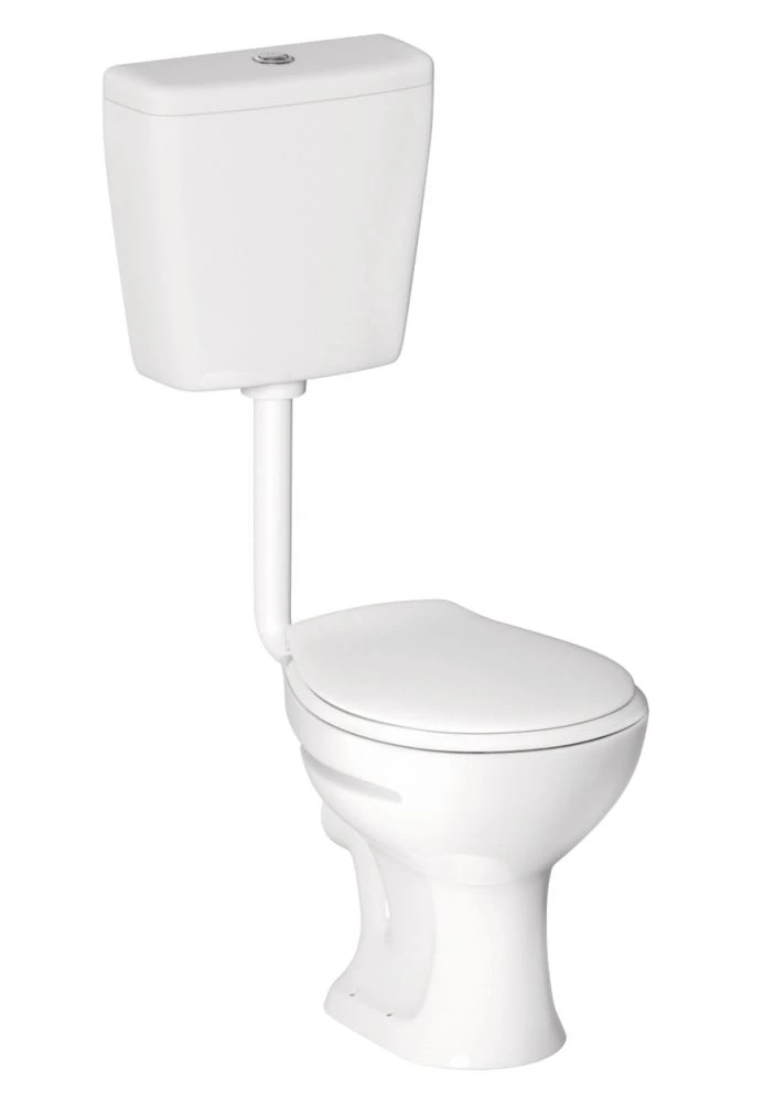Essentials Low-Level Toilet Dual-Flush 4/6Ltr