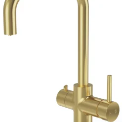 ETAL 3-in-1 Instant Hot Water Kitchen Tap Brushed Brass