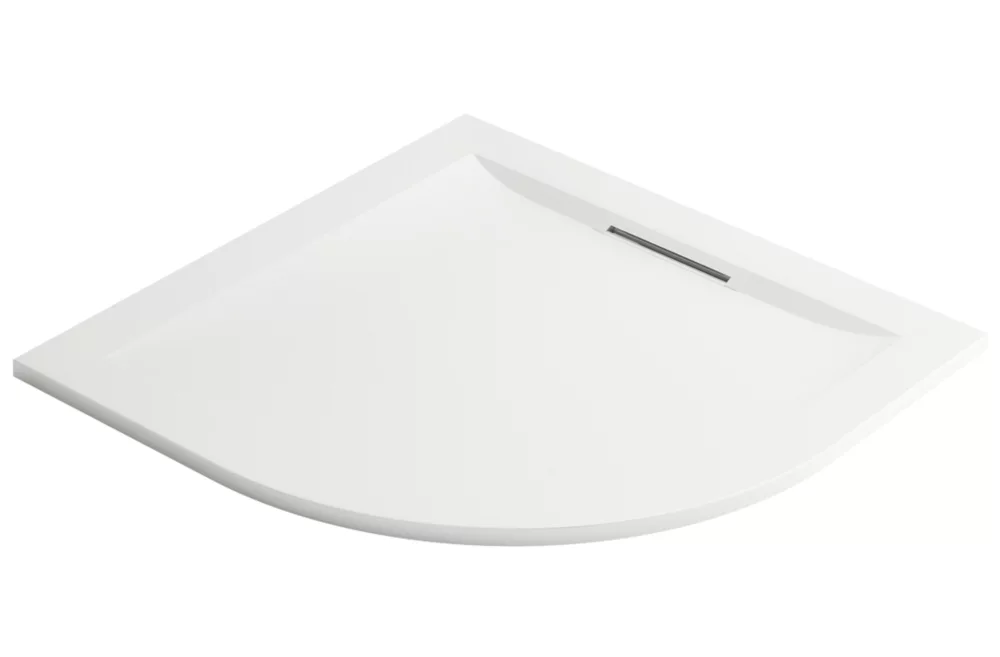Mira Flight Level Quadrant Shower Tray White 800 X 800 X 25mm
