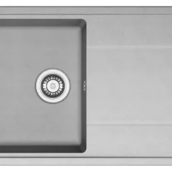 Franke Titan 1 Bowl Composite Kitchen Sink Urban Grey Reversible 500 X 200mm