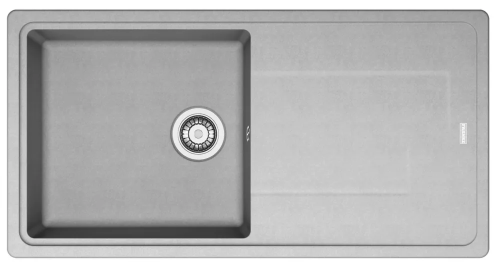 Franke Titan 1 Bowl Composite Kitchen Sink Urban Grey Reversible 500 X 200mm