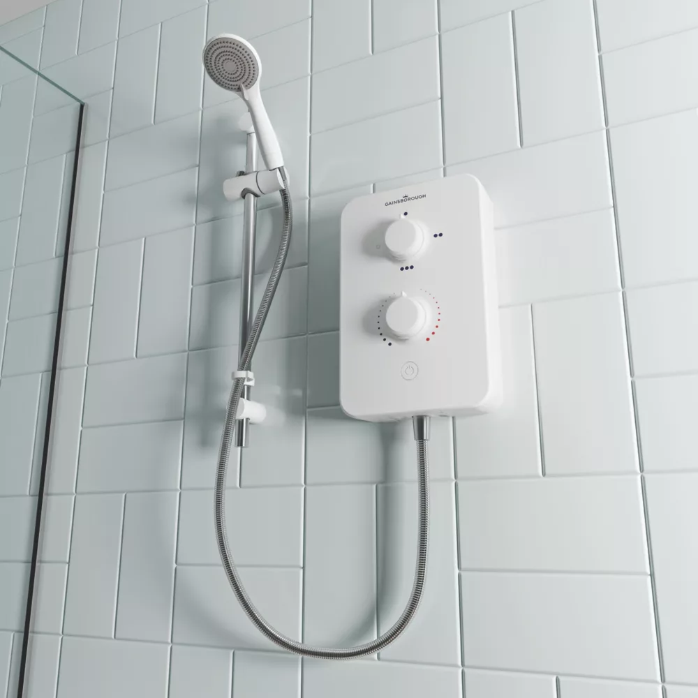 Gainsborough Slim Duo White 10.5kW Electric Shower - Image 6