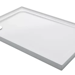 Mira Flight Low Corner Waste Rectangular Shower Tray With Upstands White 1200 X 760 X 40mm