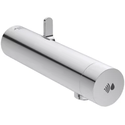 Armitage Shanks Sensorflow E Touch-Free Panel-Mounted Battery Powered Sensor Basin Mixer With Temperature Control Chrome