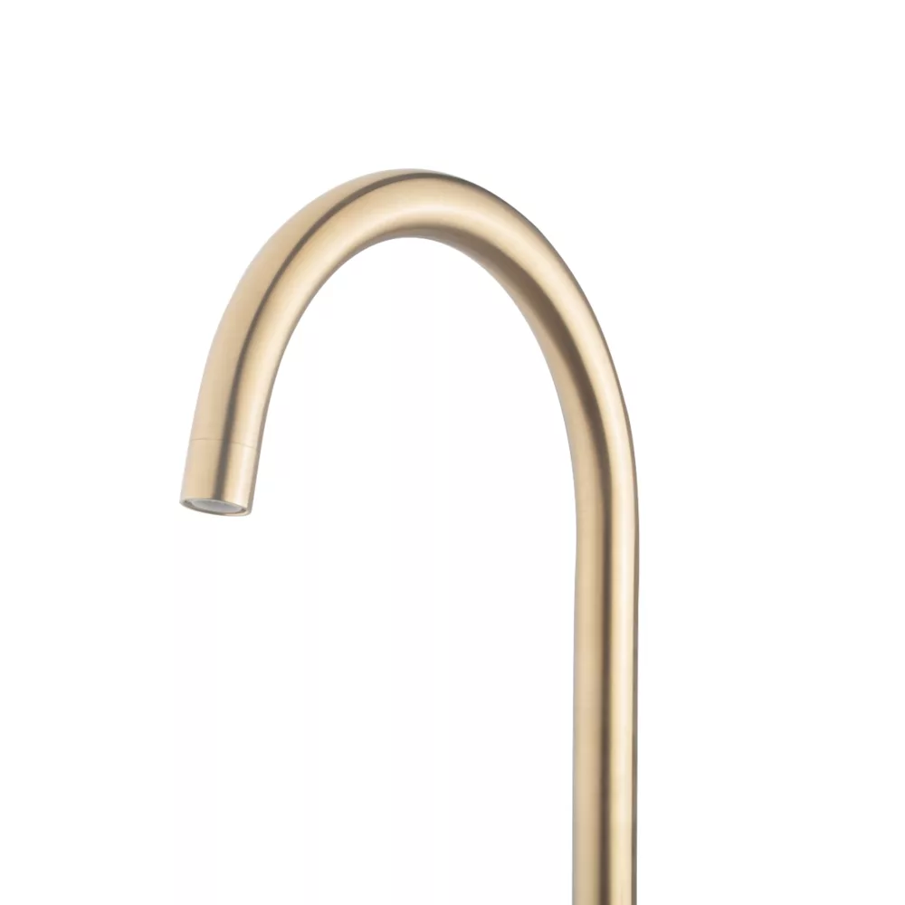 Swirl Tap Brushed Brass - Image 2
