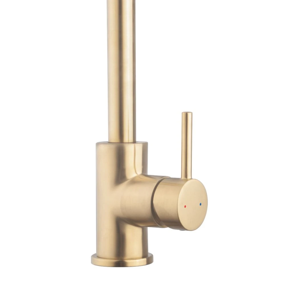 Swirl Tap Brushed Brass - Image 3