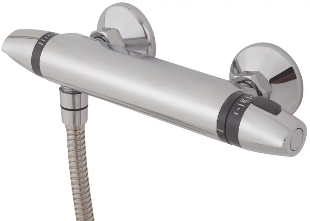 Triton Caroli Rear-Fed Exposed Chrome Thermostatic Mixer Shower - Image 4