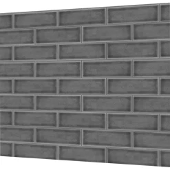 Splashwall Grey Alloy Splashback 900 X 800 X 4mm