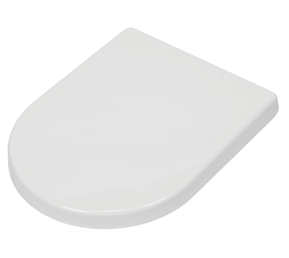 Croydex Telese Soft-Close With Quick-Release Toilet Seat Polypropylene White - Image 2