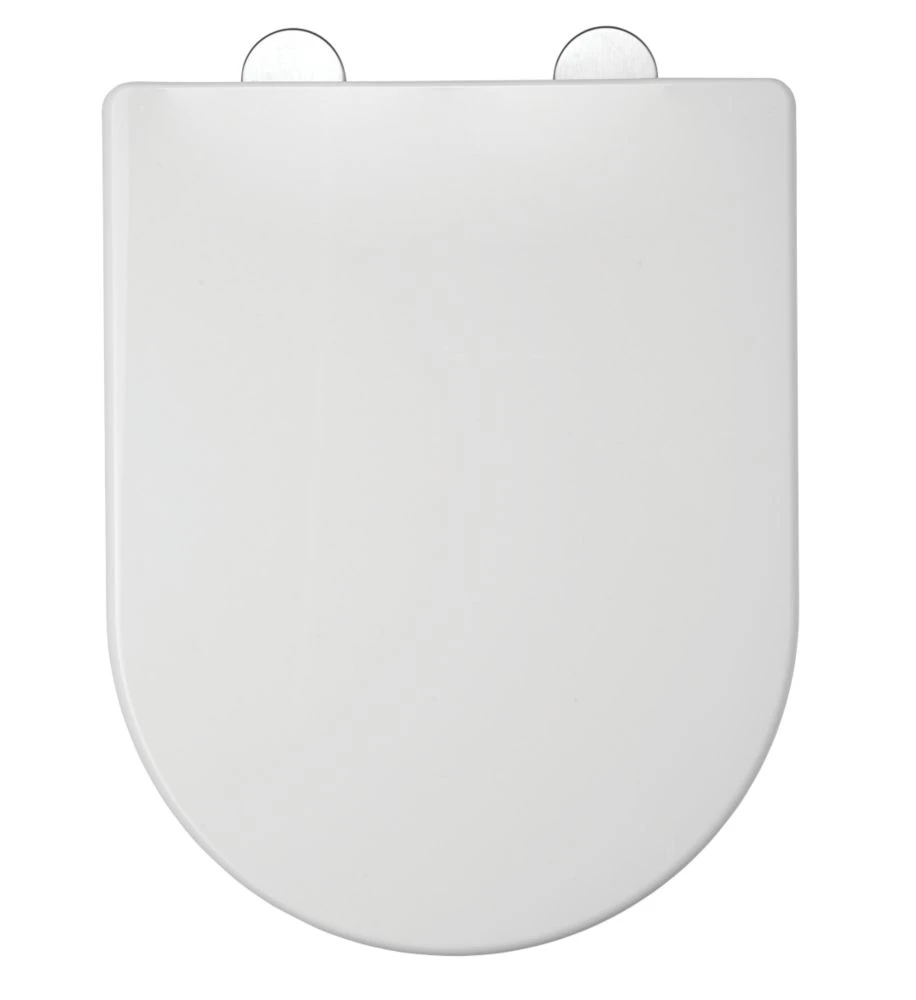 Croydex Telese Soft-Close With Quick-Release Toilet Seat Polypropylene White - Image 5