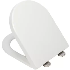Croydex Telese Soft-Close With Quick-Release Toilet Seat Polypropylene White