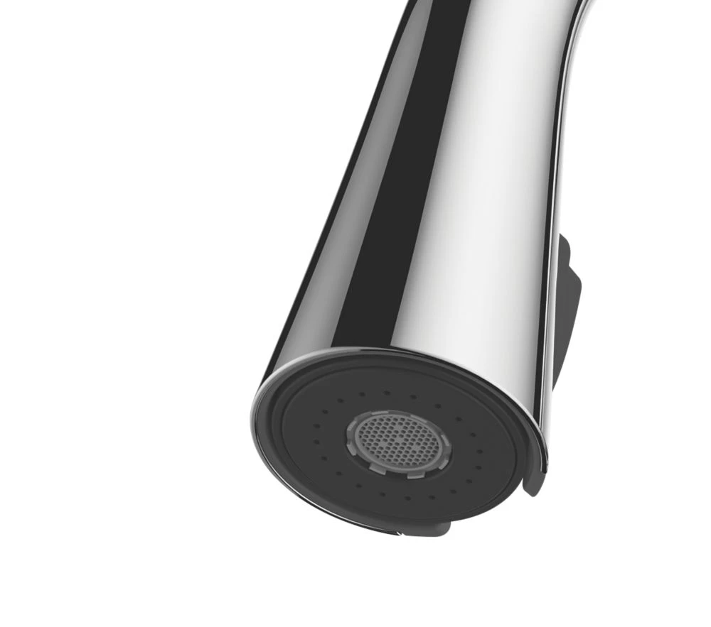 Essentials Oxford Pull-Out Spray Mono Mixer Kitchen Tap Chrome - Image 4