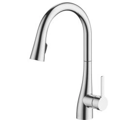 Essentials Oxford Pull-Out Spray Mono Mixer Kitchen Tap Chrome