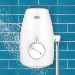 Aqualisa Aquastream Gravity-Pumped White Thermostatic Power Shower 6 Aqualisa Aquastream Gravity-Pumped White Thermostatic Power Shower -Zenith Shop 4137X A2