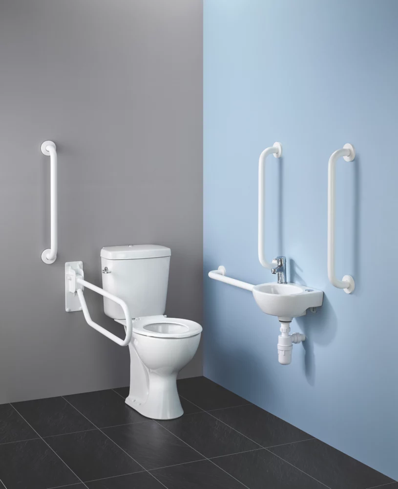 Armitage Shanks Doc M Assisted Living Washroom Pack With Raised Height WC White