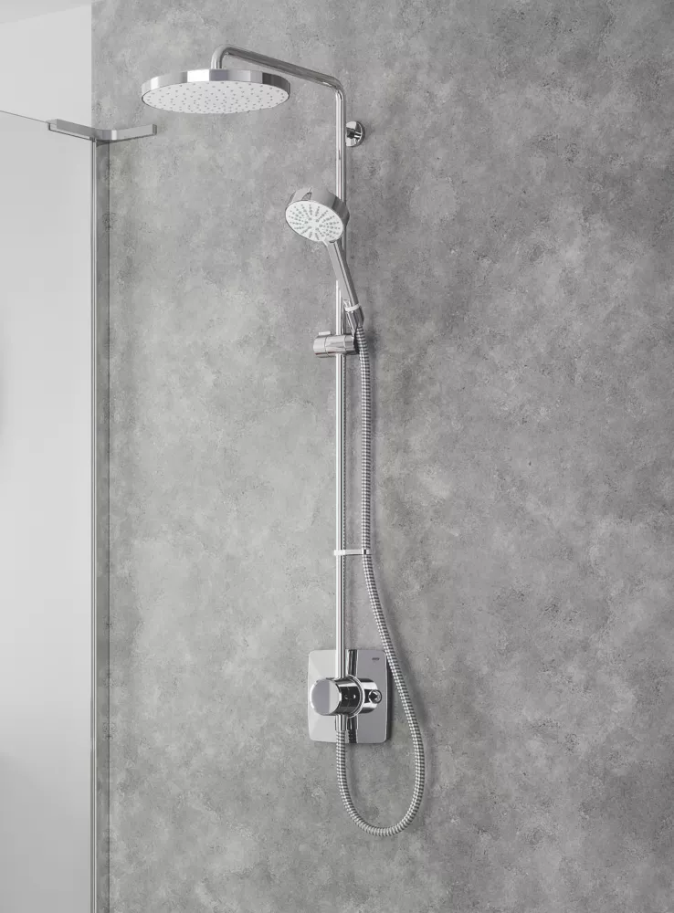 Mira Beacon Rear-Fed Exposed Chrome Thermostatic Mixer Shower - Image 2