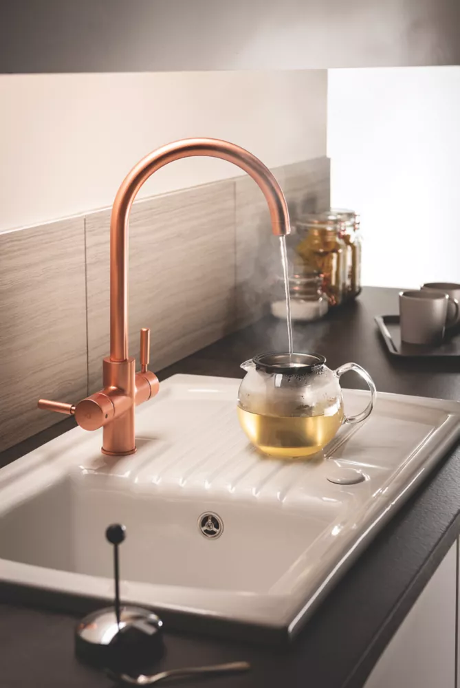 Essentials 3 In 1 Steaming Hot Water Tap Copper - Image 4