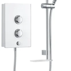 Mira Decor White / Chrome 9.5kW Manual Electric Shower