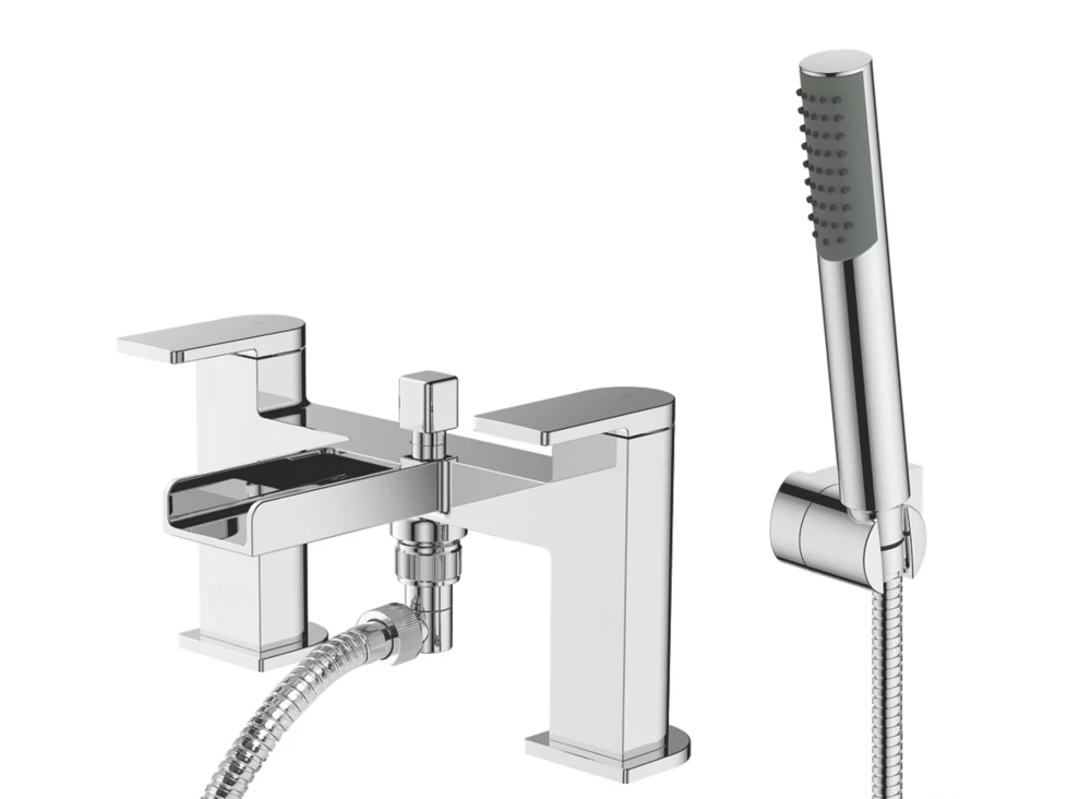 Essentials Niagara Waterfall Deck-Mounted Bath/Shower Mixer Tap