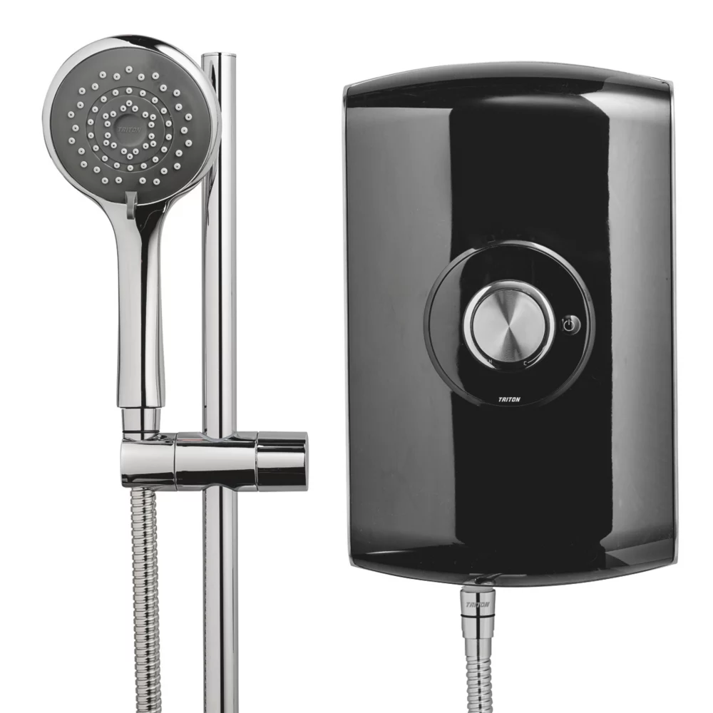 Triton Amore Gloss Black 9.5kW Electric Shower - Image 2