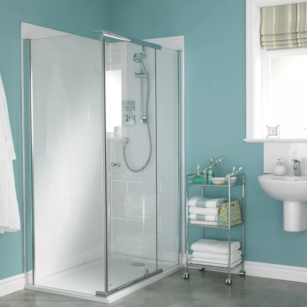 Mira Flight Shower Wall Panel White 1175 X 2010 X 6mm - Image 2