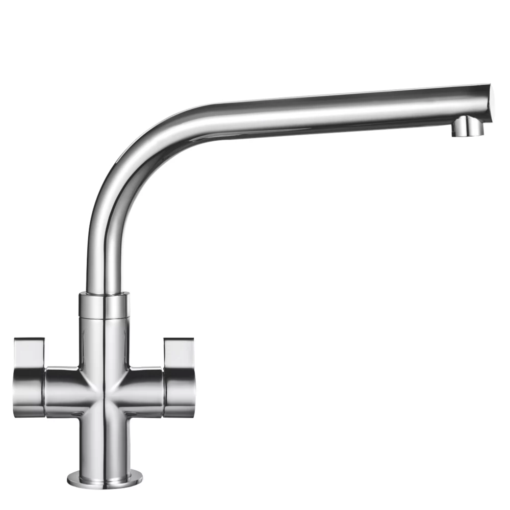 Franke Sion Dual-Lever Mono Mixer Kitchen Tap Chrome