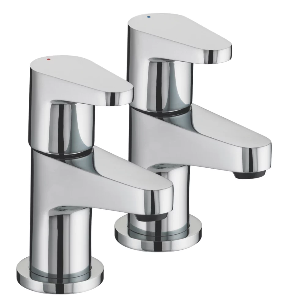 Bristan Quest Bathroom Basin Taps Chrome - Image 2