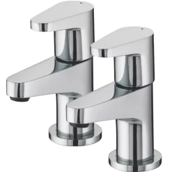 Bristan Quest Bathroom Basin Taps Chrome