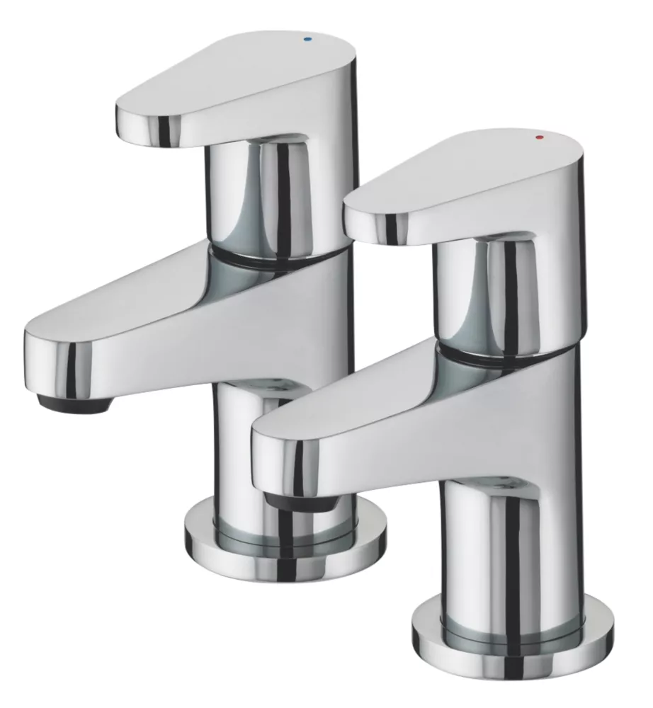 Bristan Quest Bathroom Basin Taps Chrome