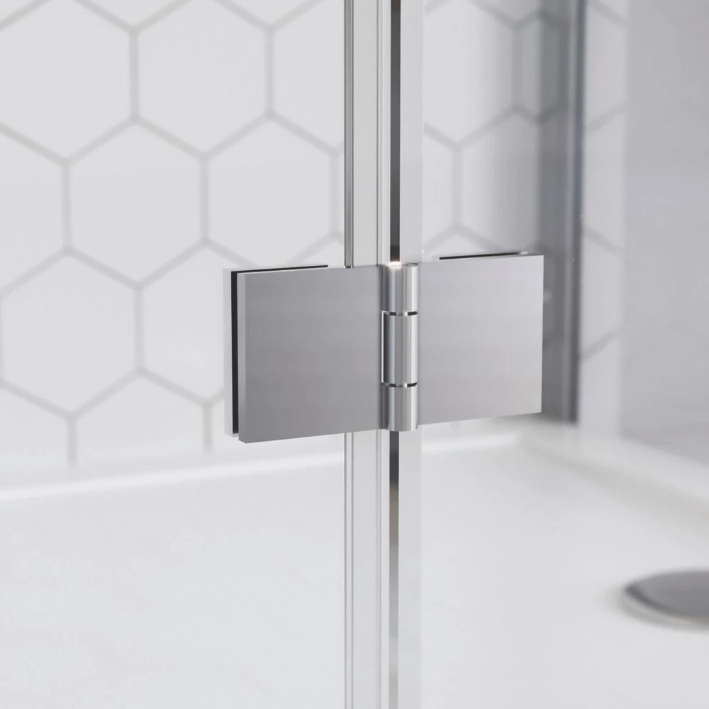 Aqualux Aquarius 6 Frameless Rectangular Hinged Shower Door 1000 X 1900mm - Image 6