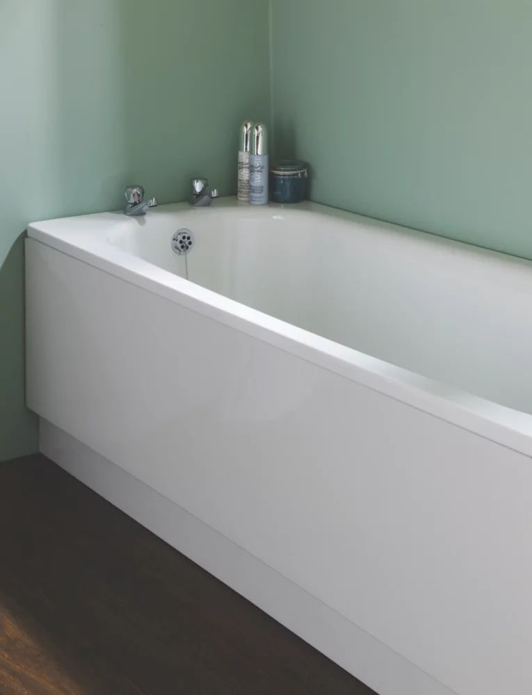 Essentials Grove Traditional Single-Ended Bathroom Suite With Acrylic Bath - Image 4
