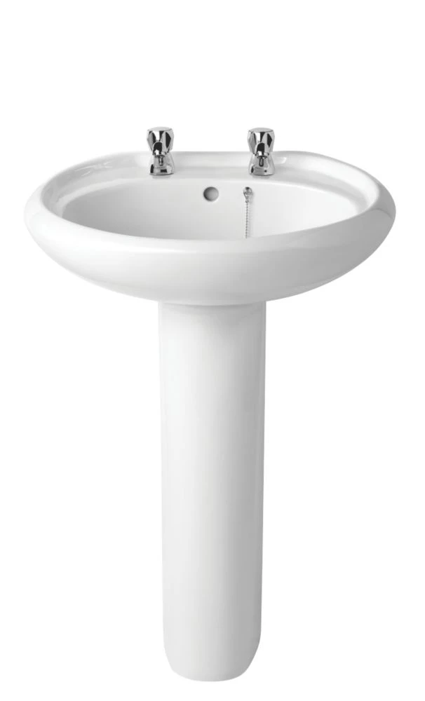 Essentials Grove Traditional Single-Ended Bathroom Suite With Acrylic Bath - Image 6